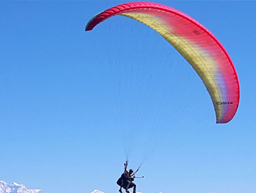 Nagarkot Paragliding for the view of Langtang and Mount Everest